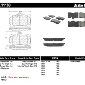 sto309.11180: ST Sport Brake Pads