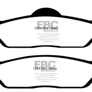 ebcDP61697: EBC Greenstuff Brake Pad Sets