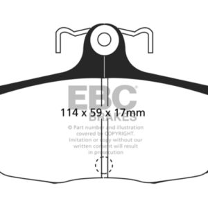 ebcDP41172R: EBC Yellowstuff Brake Pad Sets