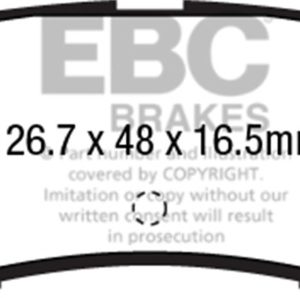 ebcDP33041C: EBC Redstuff Brake Pad Sets