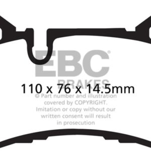 ebcDP32117C: EBC Redstuff Brake Pad Sets