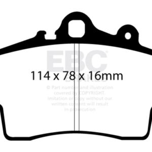 ebcDP31207C: EBC Redstuff Brake Pad Sets