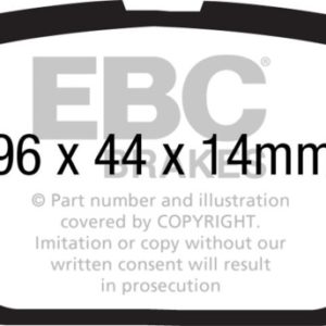 ebcDP31880C: EBC Redstuff Brake Pad Sets