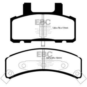 ebcDP61273: EBC Greenstuff Brake Pad Sets