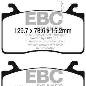 ebcDP42325R: EBC Yellowstuff Brake Pad Sets