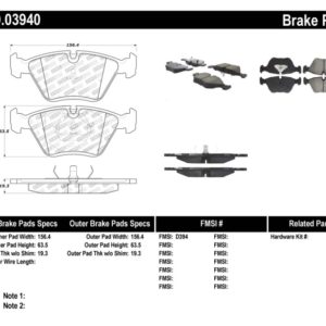 sto309.03940: ST Sport Brake Pads