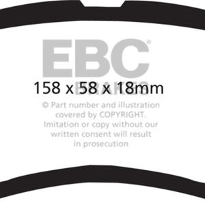 ebcDP61753: EBC Greenstuff Brake Pad Sets