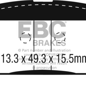 ebcDP43045R: EBC Yellowstuff Brake Pad Sets