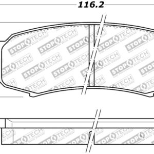 sto308.06060: ST Street Brake Pads
