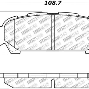 sto305.10040: ST Street Brake Pads