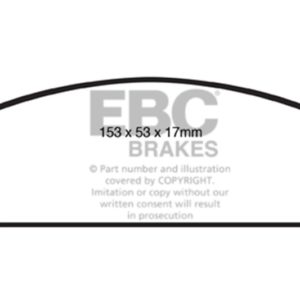 ebcDP31833C: EBC Redstuff Brake Pad Sets