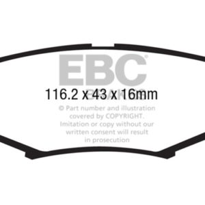 ebcED91799: EBC Extra Duty Brake Pad Sets
