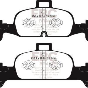 ebcDP42290R: EBC Yellowstuff Brake Pad Sets