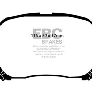 ebcDP41133R: EBC Yellowstuff Brake Pad Sets