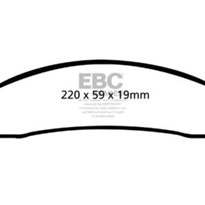 ebcDP61650: EBC Greenstuff Brake Pad Sets
