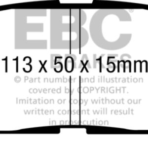 ebcDP41802R: EBC Yellowstuff Brake Pad Sets