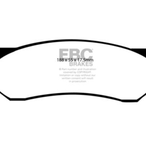 ebcDP61267: EBC Greenstuff Brake Pad Sets