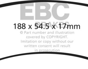 ebcDP61787: EBC Greenstuff Brake Pad Sets