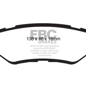 ebcDP31829C: EBC Redstuff Brake Pad Sets