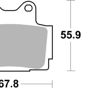 07YA12SP: BRE Powersport Pads