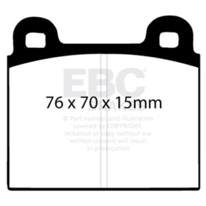 ebcDP3103C: EBC Redstuff Brake Pad Sets