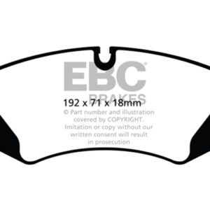 ebcDP62123: EBC Greenstuff Brake Pad Sets