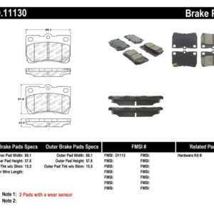 sto309.11130: ST Sport Brake Pads