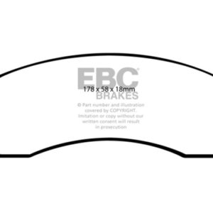 ebcDP61761: EBC Greenstuff Brake Pad Sets