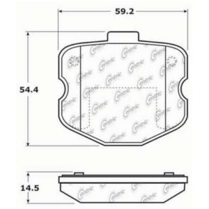 sto308.11850: ST Street Brake Pads