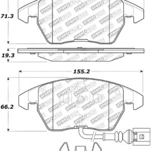 sto305.11070: ST Street Brake Pads