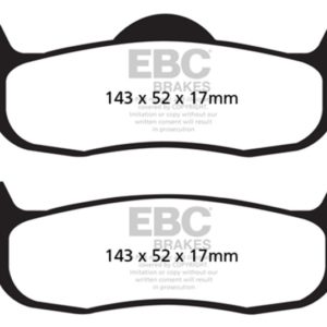 ebcED91707: EBC Extra Duty Brake Pad Sets
