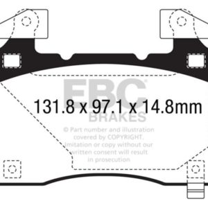 ebcDP43028R: EBC Yellowstuff Brake Pad Sets