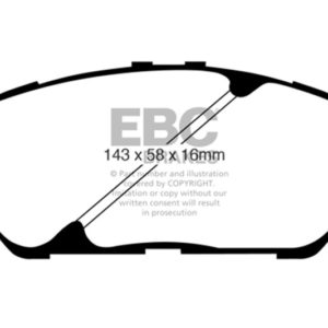 ebcDP61674: EBC Greenstuff Brake Pad Sets