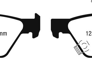 ebcDP32257C: EBC Redstuff Brake Pad Sets