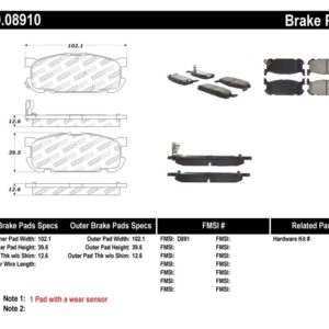sto309.08910: ST Sport Brake Pads