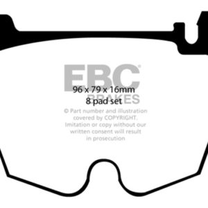 ebcDP31486C: EBC Redstuff Brake Pad Sets