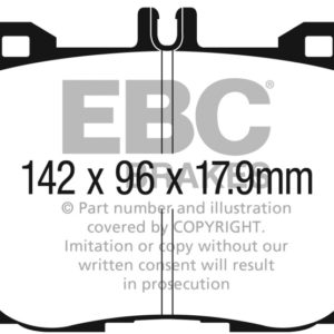 ebcDP33070C: EBC Redstuff Brake Pad Sets