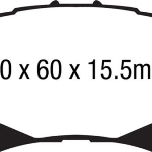 ebcDP22170: EBC Greenstuff Brake Pad Sets