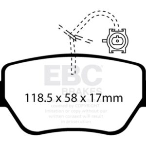 ebcDP32258C: EBC Redstuff Brake Pad Sets