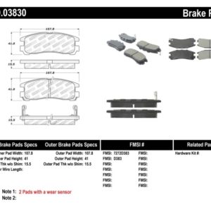 sto309.03830: ST Sport Brake Pads