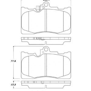 sto308.11180: ST Street Brake Pads