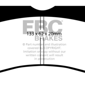 ebcDP3037/2C: EBC Redstuff Brake Pad Sets