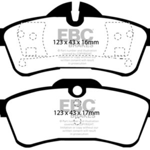ebcDP41701R: EBC Yellowstuff Brake Pad Sets