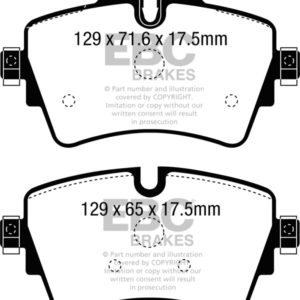 ebcUD1801: EBC Ultimax2 Brake Pad Sets