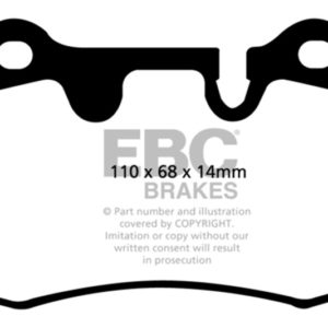 ebcDP41909R: EBC Yellowstuff Brake Pad Sets