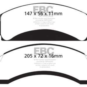 ebcDP41241R: EBC Yellowstuff Brake Pad Sets