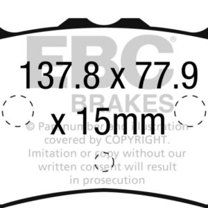 ebcDP32274C: EBC Redstuff Brake Pad Sets