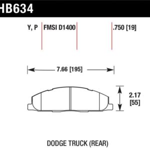 HB634P.750: HAWK Super Duty Brake Pad Sets
