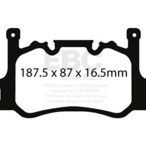 ebcDP42207R: EBC Yellowstuff Brake Pad Sets