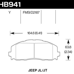 HB941Y.712: HAWK LTS Brake Pads